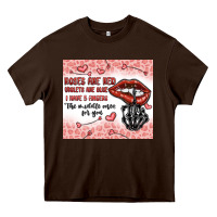 Chocolate Brown roses are red violets are blue i have 5  fingers t Heavy Core Tee - MaliasSmallBusiness