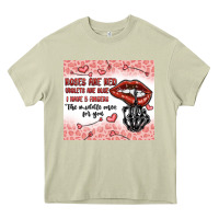 Mossy roses are red violets are blue i have 5  fingers t Heavy Core Tee - MaliasSmallBusiness