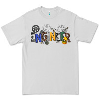 Dove Grey engineer Premium Tee - NancyCooperArtShop