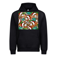 Black santa skeleton christmas tumbler Urban Hoodie - Artiststas