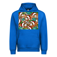Cobalt santa skeleton christmas tumbler Urban Hoodie - Artiststas