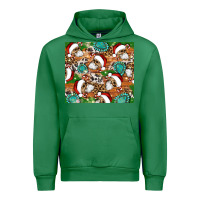 Emerald santa skeleton christmas tumbler Urban Hoodie - Artiststas
