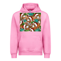Fuchsia Pink santa skeleton christmas tumbler Urban Hoodie - Artiststas