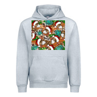 Heather Grey santa skeleton christmas tumbler Urban Hoodie - Artiststas