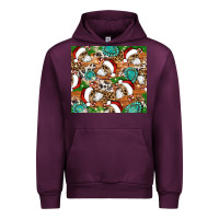Mauve Wine santa skeleton christmas tumbler Urban Hoodie - Artiststas