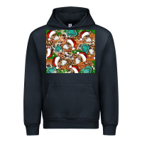 Navy santa skeleton christmas tumbler Urban Hoodie - Artiststas