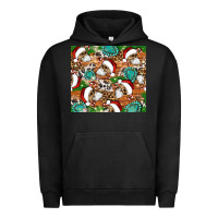Pigment Black santa skeleton christmas tumbler Urban Hoodie - Artiststas