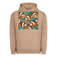 Pigment Burro santa skeleton christmas tumbler Urban Hoodie - Artiststas