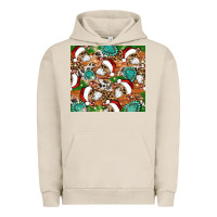 Pigment French Oak santa skeleton christmas tumbler Urban Hoodie - Artiststas