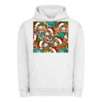 Pigment Lunar Rock santa skeleton christmas tumbler Urban Hoodie - Artiststas