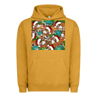 Pigment Peanut Butter santa skeleton christmas tumbler Urban Hoodie - Artiststas