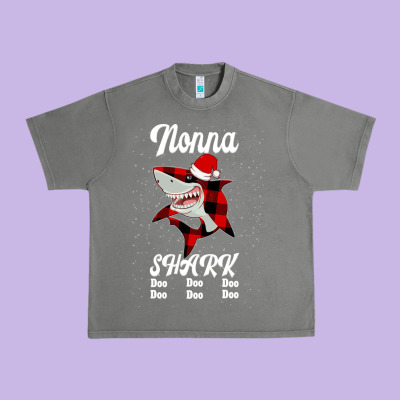 Nonna Shark Doo Doo Urban Heavy Tee Designed By Bettercallsaul