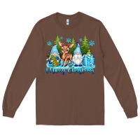 Chestnut merry christmas gnomes Long Sleeve Tee - texasbilliewilder