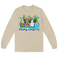 Mushroom merry christmas gnomes Long Sleeve Tee - texasbilliewilder