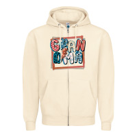 4th Of July Grandma With Lightning Bolt Zipper Hoodie | Teevron