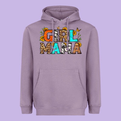 Girl Mama Heavyweight Hoodie Designed By Lillyallendesigns