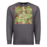 Charcoal Heather The Grinch Seamless Premium Sweatshirt - CowhideDigitalArt