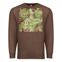 Chestnut The Grinch Seamless Premium Sweatshirt - CowhideDigitalArt