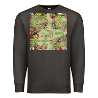 Smoke The Grinch Seamless Premium Sweatshirt - CowhideDigitalArt