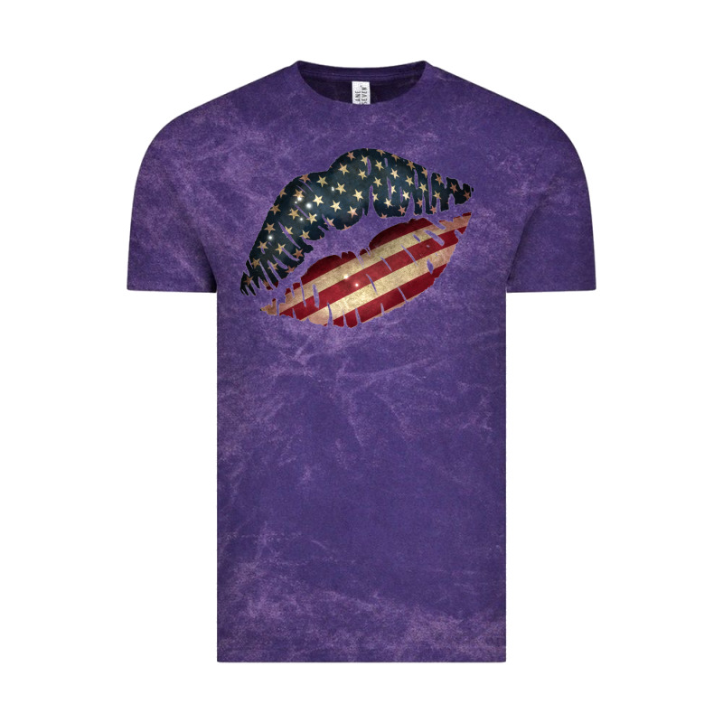 Vintage American Flag Lips Vintage Tee by Bettercallsaul | Teevron