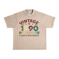 French Oak Vintage 1990 Limited Edition 31 Years Of Being Awesome Urban Heavy Tee - Bettercallsaul