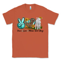 Copper Peace Love Merino Wool Sheep Classic Tee - LillyAllenDesigns