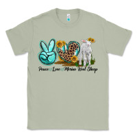 Matcha Peace Love Merino Wool Sheep Classic Tee - LillyAllenDesigns