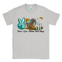 Moon Dust Peace Love Merino Wool Sheep Classic Tee - LillyAllenDesigns