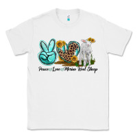 Peace Love Merino Wool Sheep Classic Tee | Teevron