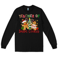 Black Teacher of smart cookies Long Sleeve Tee - texasbilliewilder