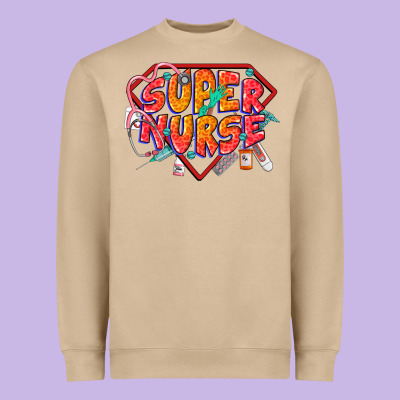 Super Nurse Heavyweight Sweatshirt Designed By Cowgirlartshop