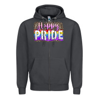 Smoke Happy pride Zipper Hoodie - FaDigitalArtStudio