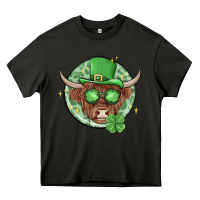 Asphalt st. patrick's day heifer Heavy Core Tee - MaliasSmallBusiness