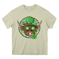 Mossy st. patrick's day heifer Heavy Core Tee - MaliasSmallBusiness