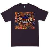 Plum tiger america Premium Tee - NancyCooperArtShop
