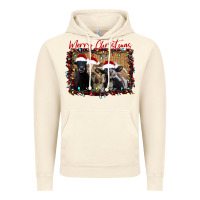 Vintage Artic Merry Christmas Cows Vintage Hoodie - Bettercallsaul
