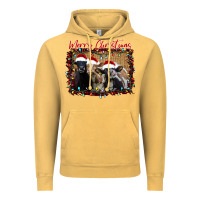 Vintage Mustard Merry Christmas Cows Vintage Hoodie - Bettercallsaul