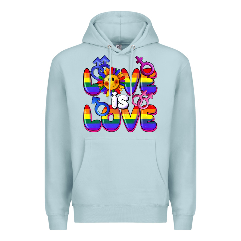 Love Is Love Premium Hoodie by FaDigitalArtStudio | Teevron