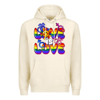 Tofu Love is love Premium Hoodie - FaDigitalArtStudio