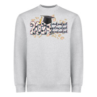 Heather Grey 2024 motivated educated graduated Heavyweight Sweatshirt - CowGirlArtShop