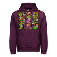 Mauve Wine Spooky Urban Hoodie - Artiststas