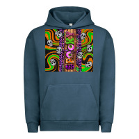 Pigment Midnight Navy Spooky Urban Hoodie - Artiststas