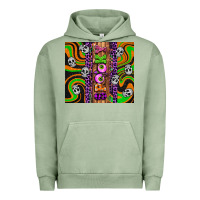 Pigment Oil Green Spooky Urban Hoodie - Artiststas