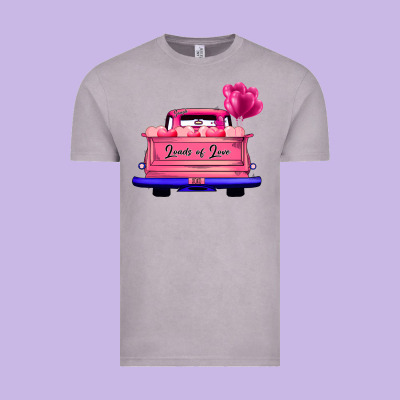 Loads Of Love Valentine's Day Truck Vintage Tee Designed By Bettercallsaul