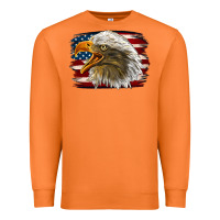 Carrot Western American Flag Eagle Premium Sweatshirt - LillyAllenDesigns