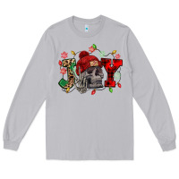 Moon Dust Christmas Joy skeleton Long Sleeve Tee - NancyCooperArtShop