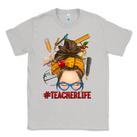 Moon Dust messy bun teacher life Classic Tee - RanaPortraitStore