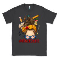 Smoke messy bun teacher life Classic Tee - RanaPortraitStore