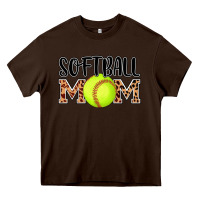 Chocolate Brown softball mom Heavy Core Tee - AdoDesignShop