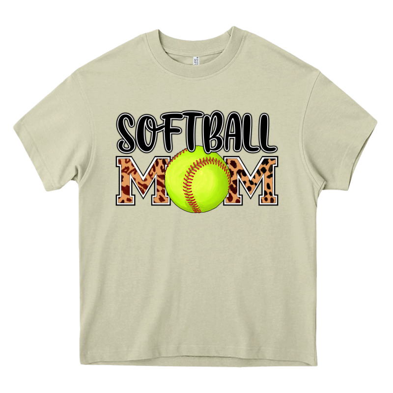 Softball Mom Heavy Core Tee by AdoDesignShop | Teevron